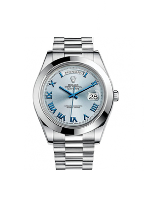 Rolex Day-Date II Platinum Ice Blue Arabic