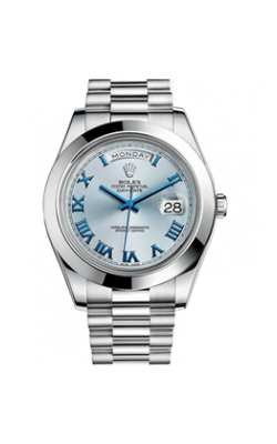 Rolex Day-Date II Platinum Ice Blue Arabic